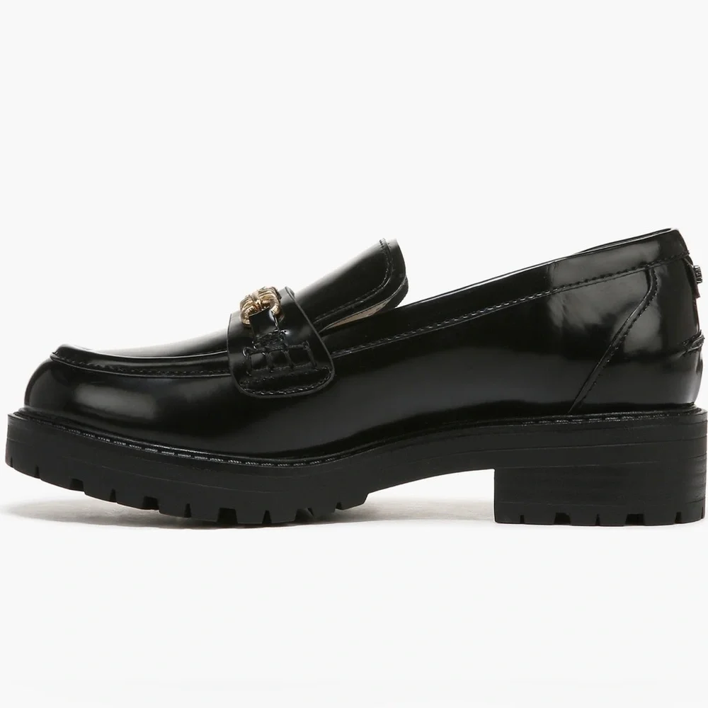 Sam Edelman Kids’ Teo Platform Loafers – Black Patent – US 3M / EU 35 – NWOT